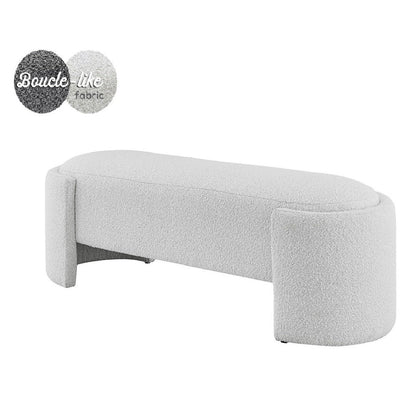 New Pacific Direct Felicia Fabric Bench 1250046-563 - 1250046-563
