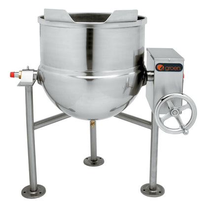 Globe  Groen DL-40, INA/2 Direct Steam 40-Gallon Kettle/Cooker Mixer - GRDL40INA2
