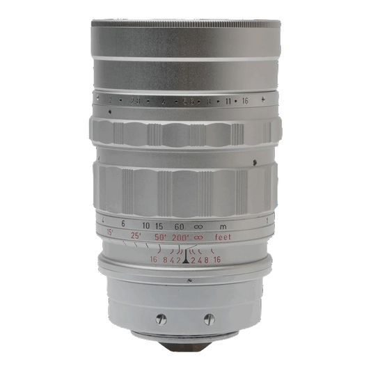 Leica 90mm f2 Summicron Silver Boxed,1680885
