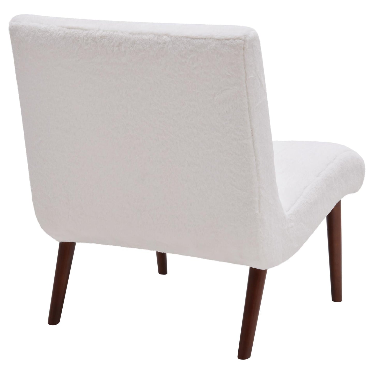 New Pacific Direct Alexis Faux Fur Fabric Chair  - 1900134-408