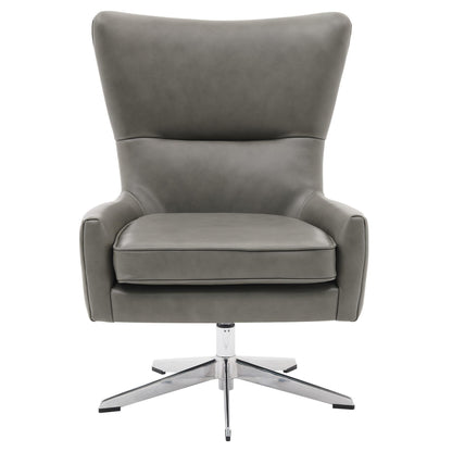 New Pacific Direct Arya Top Grain Leather Swivel Chair  - 1900154-428