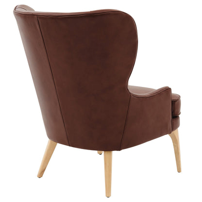 New Pacific Direct Bjorn Top Grain Leather Accent Chair  - 1900155-426