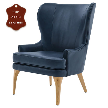 New Pacific Direct Bjorn Top Grain Leather Accent Chair -  1900155-429