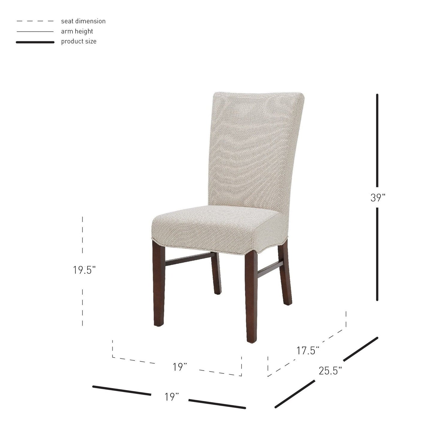 New Pacific Direct Milton Fabric Chair, (Set of 2)  - 1900168-276