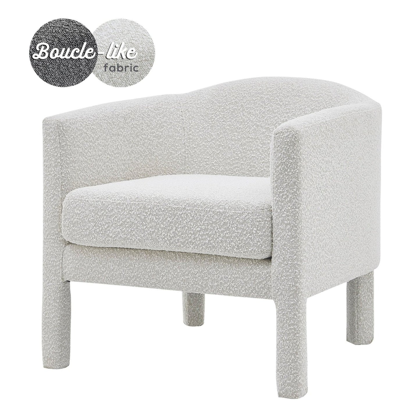New Pacific Direct Jennifer Fabric Accent Arm Chair  - 1900171-563