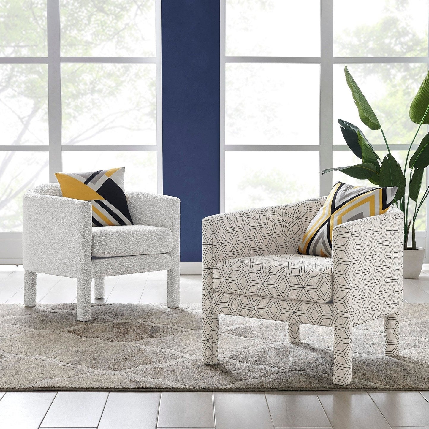 New Pacific Direct Jennifer Fabric Accent Arm Chair  - 1900171-563