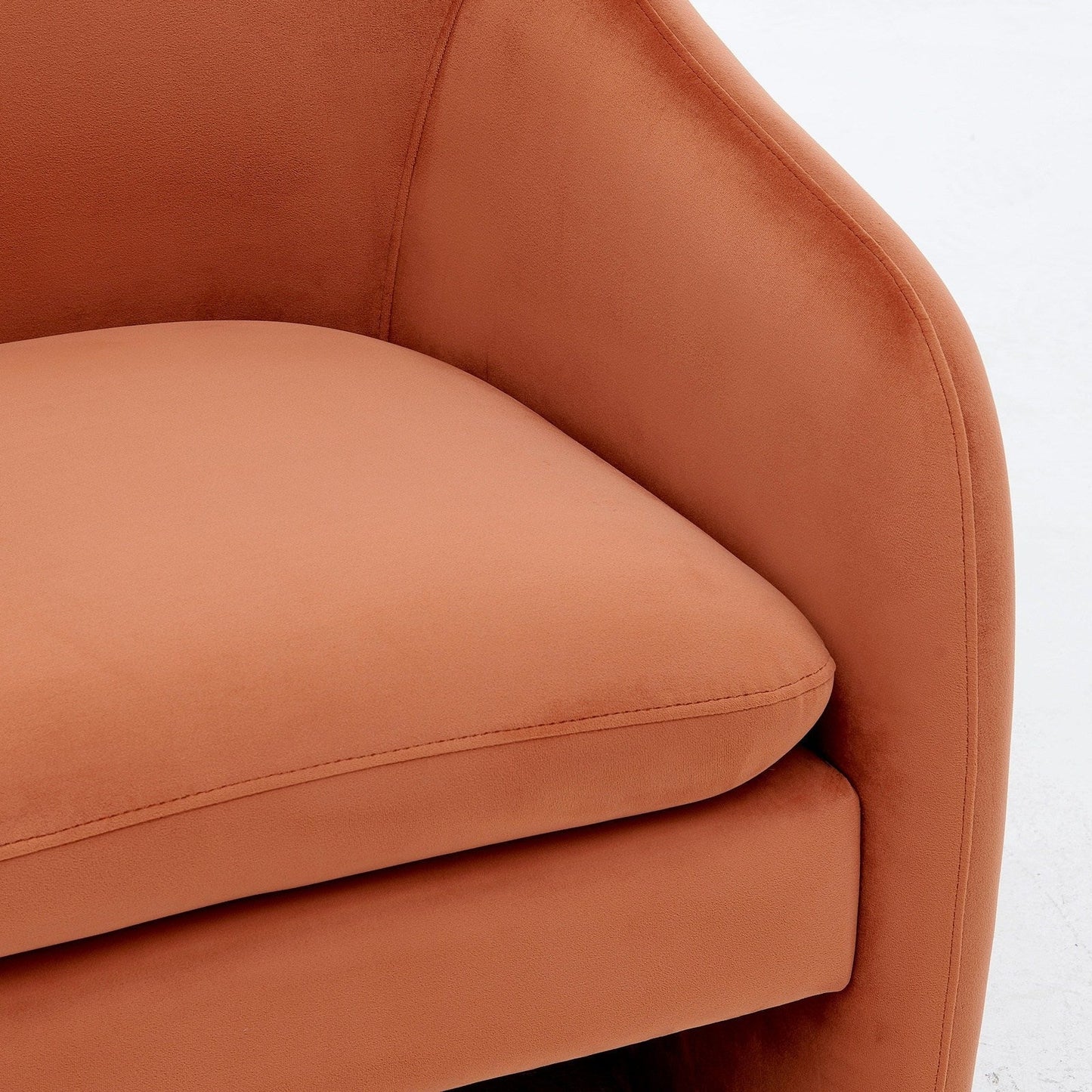 New Pacific Direct Zella Velvet Fabric Accent Arm Chair  - 1900175-565