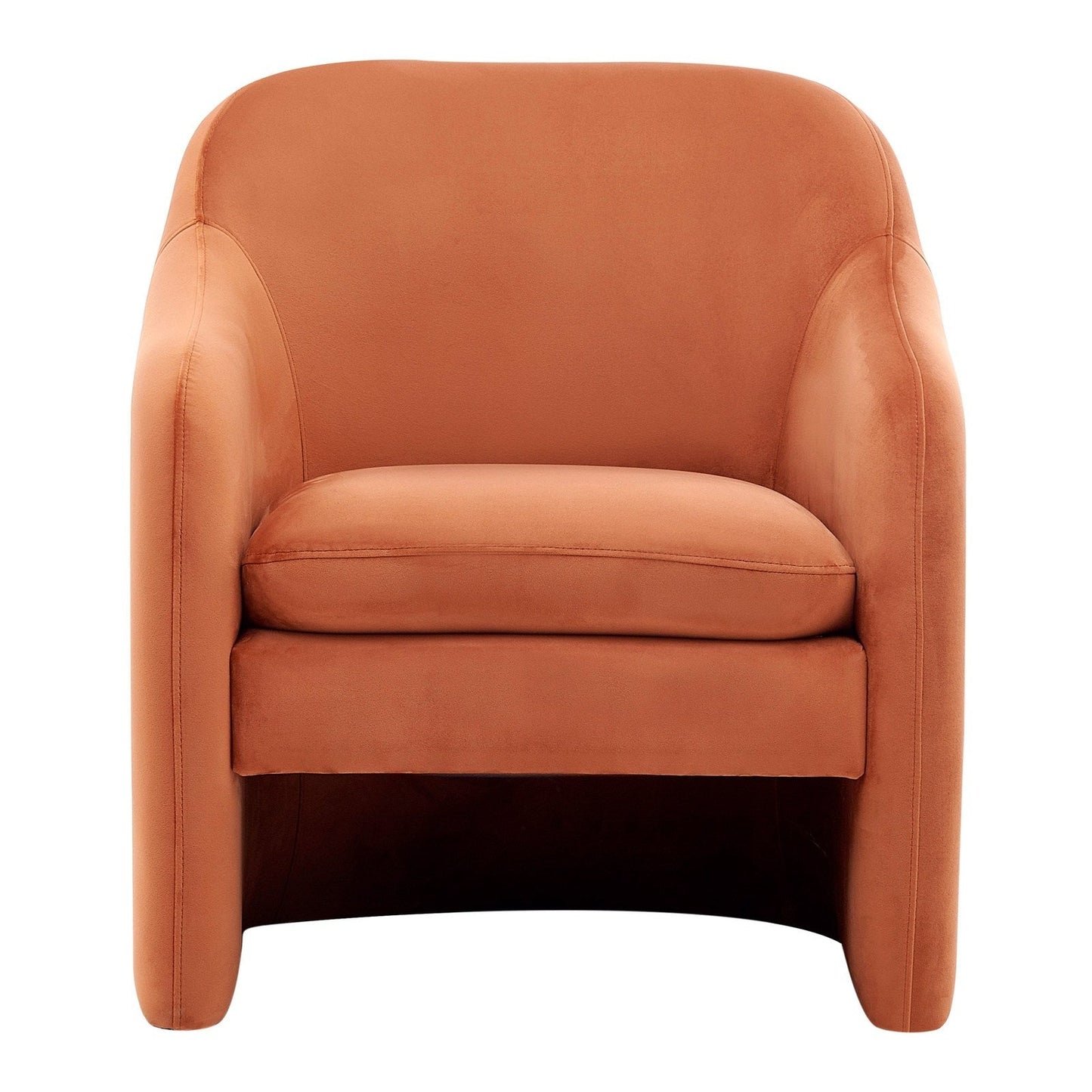 New Pacific Direct Zella Velvet Fabric Accent Arm Chair  - 1900175-565