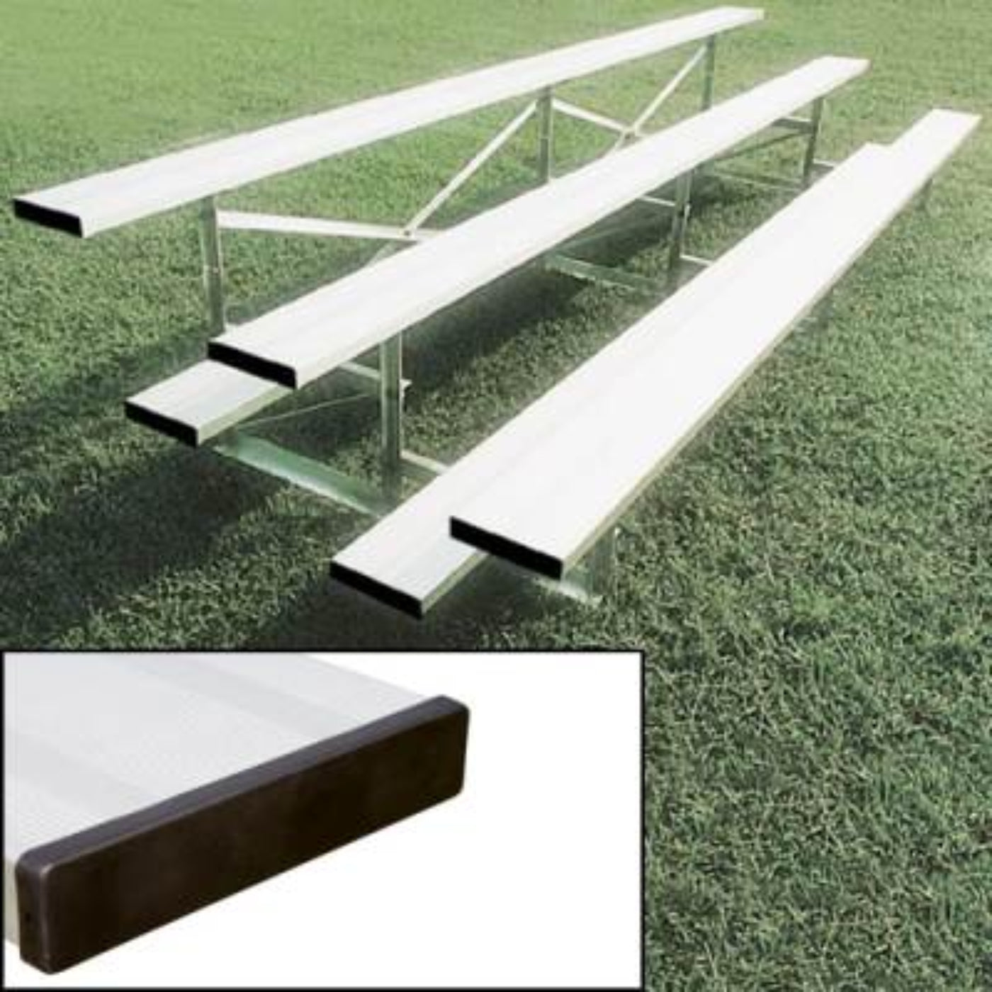 Bleacher  3 Rows Aluminum Bleachers without Fencing - NB0315