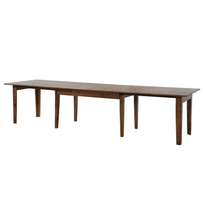Sunset Trading Simply Brook 10 Piece 134" Rectangular Extendable Table Dining Set | Sideboard | Amish Brown | Seats 12 -  DLU-BR134-AMSB10PC
