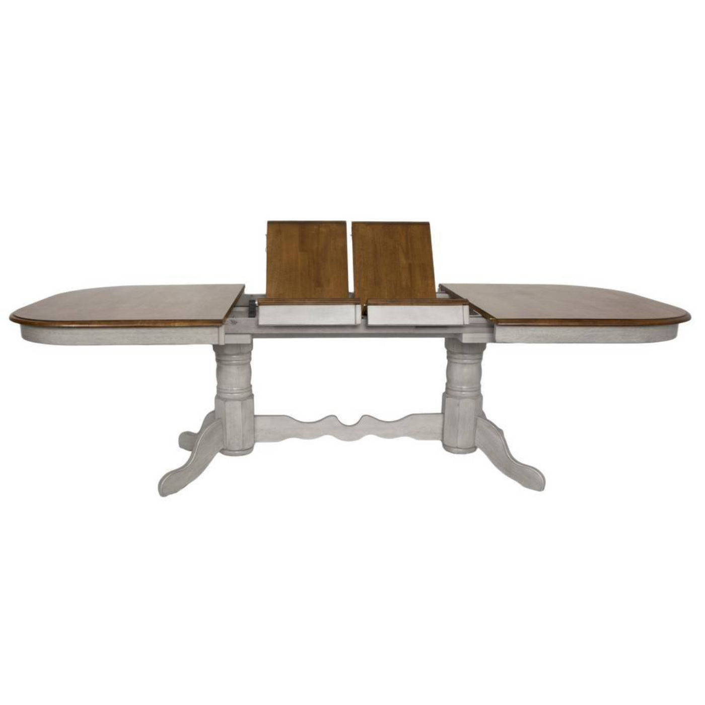 Sunset Trading Country Grove 8 Piece 96" Oval Double Pedestal Extendable Dining Table Set - DLU-CG4296-124SGOBH8