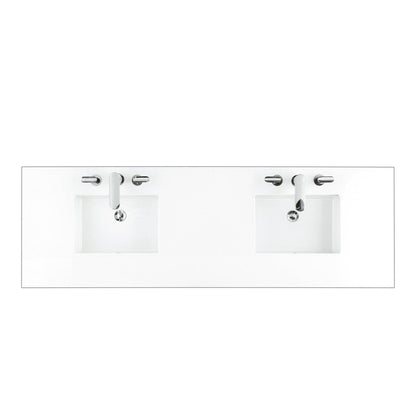 James Martin Vanities Mykonos 72" Double Vanity - 550-V72-CIN-3AF