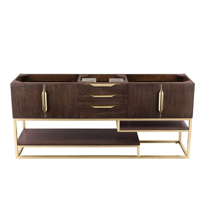 James Martin Vanities Columbia 72" Single Vanity - 388-V72S-AGR-MB-DGG