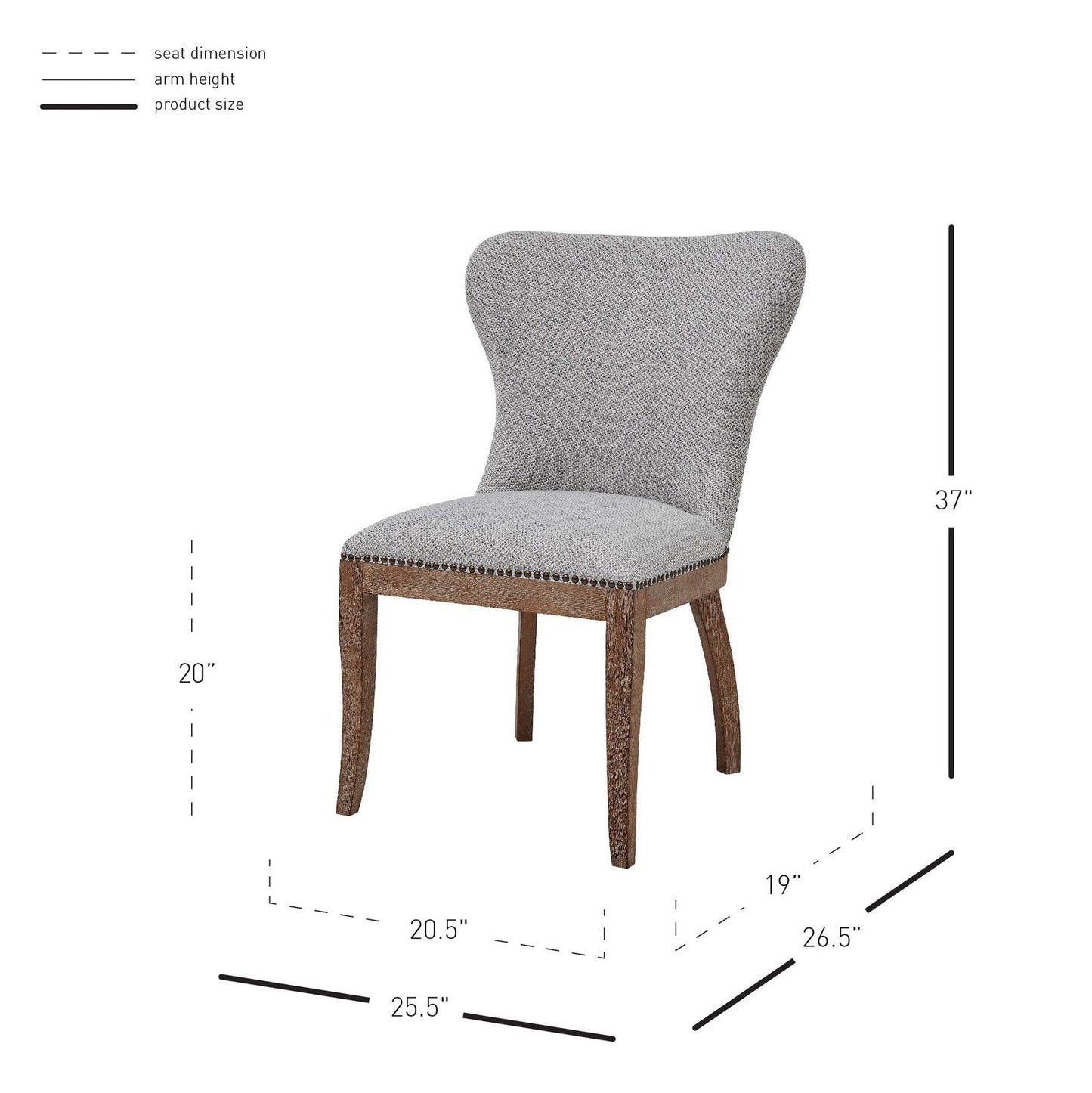 New Pacific Direct Dorsey Fabric Chair , (Set of 2) -  3900066-410