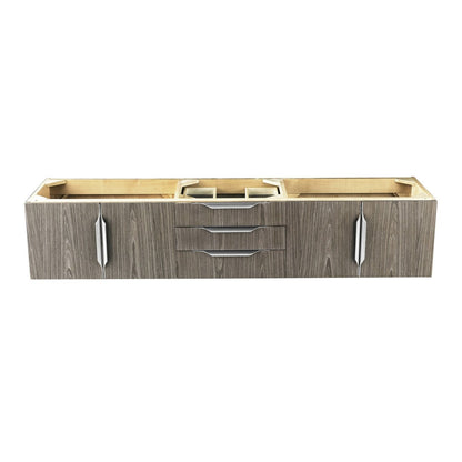 James Martin Vanities Mercer Island 72" Double Vanity - 389-V72D-AGR-G-DGG