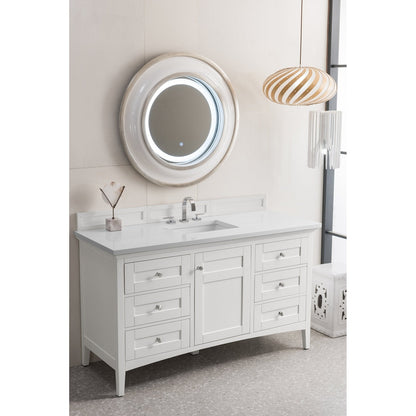 James Martin Vanities Palisades 60" Single Vanity - 527-V60S-BW-3AF