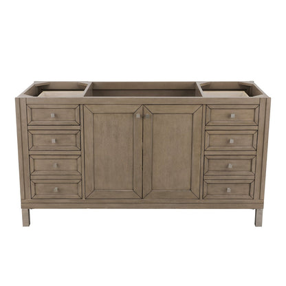 James Martin Vanities Chicago 60" Single Vanity - 305-V60S-WWW-3AF
