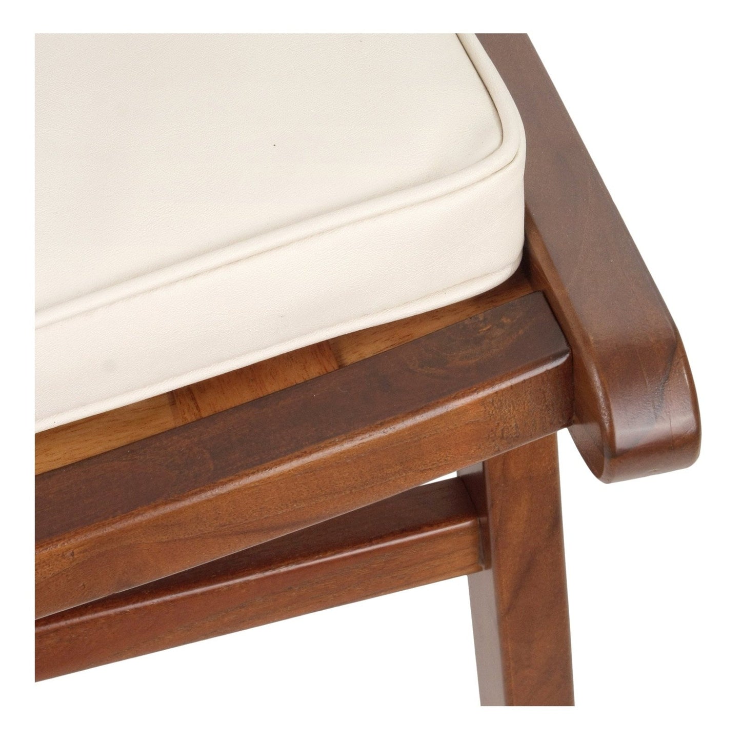 New Pacific Direct Loria Teak Accent Chair w/ PU Cushion 4800004 - 4800004