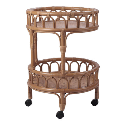New Pacific Direct Dijon Rattan Cart -  4900032
