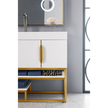 James Martin Vanities Columbia 72" Double Vanity - 388-V72D-AGR-MB-DGG