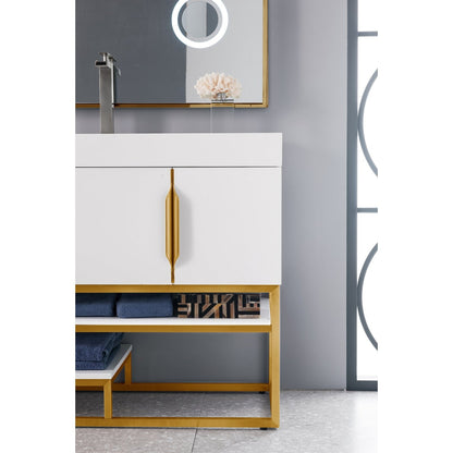 James Martin Vanities Columbia 72" Single Vanity - 388-V72S-AGR-MB-DGG