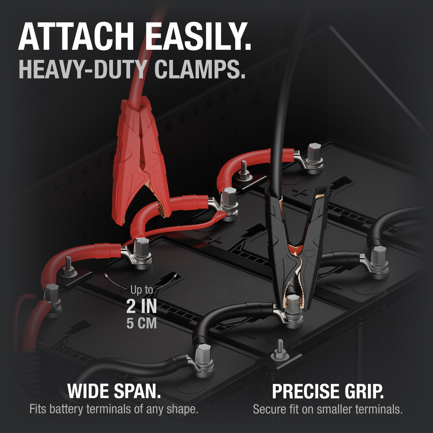 NOCO Boost MAX™ 72" Battery Clamps - GBC005