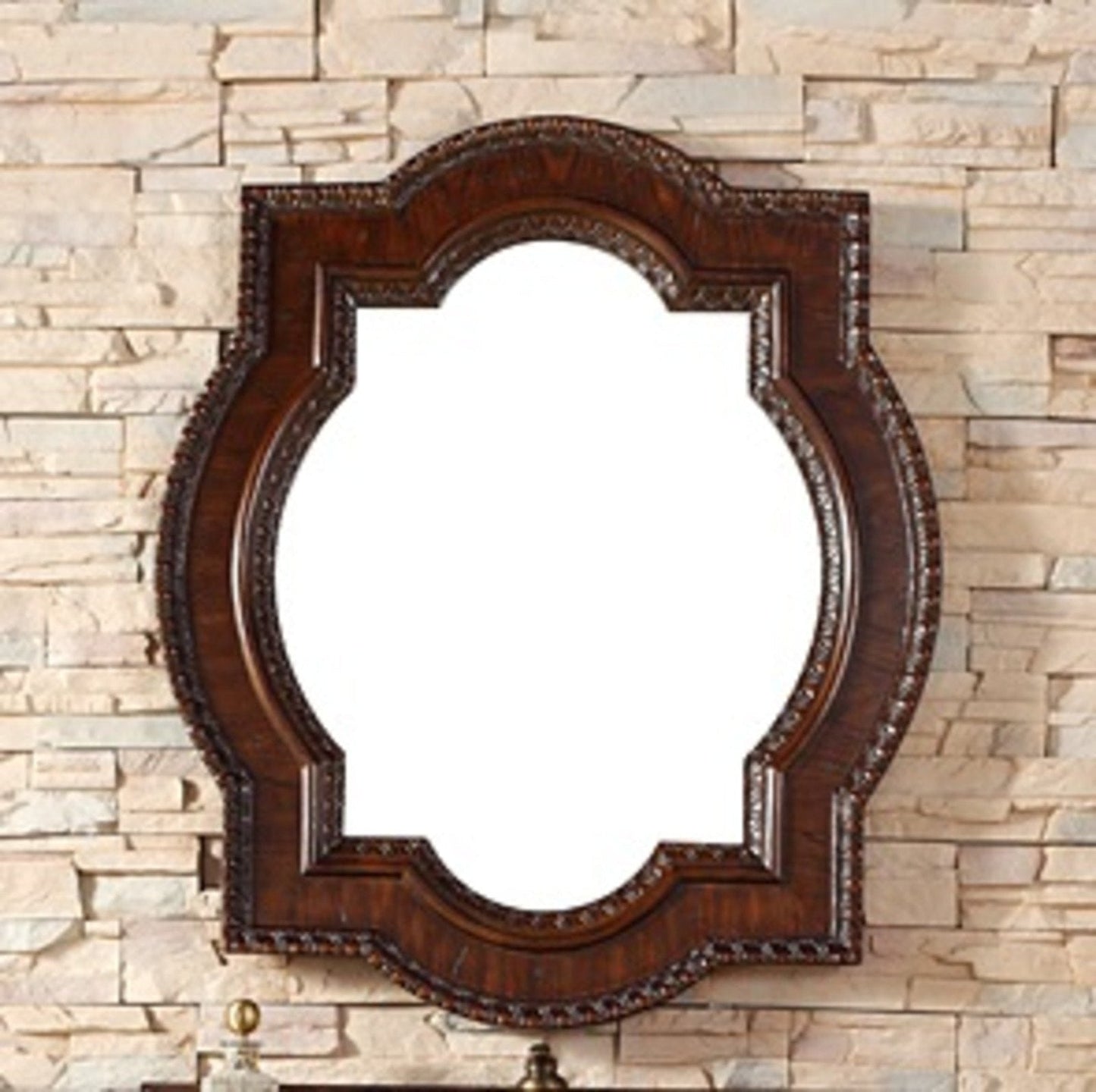 James Martin Vanities Castilian 35" Double Arch Mirror - 160-M35-ACG