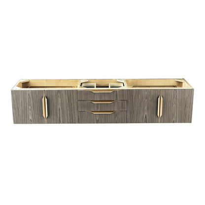 James Martin Vanities Mercer Island 72" Double Vanity - 389-V72D-AGR-G-DGG