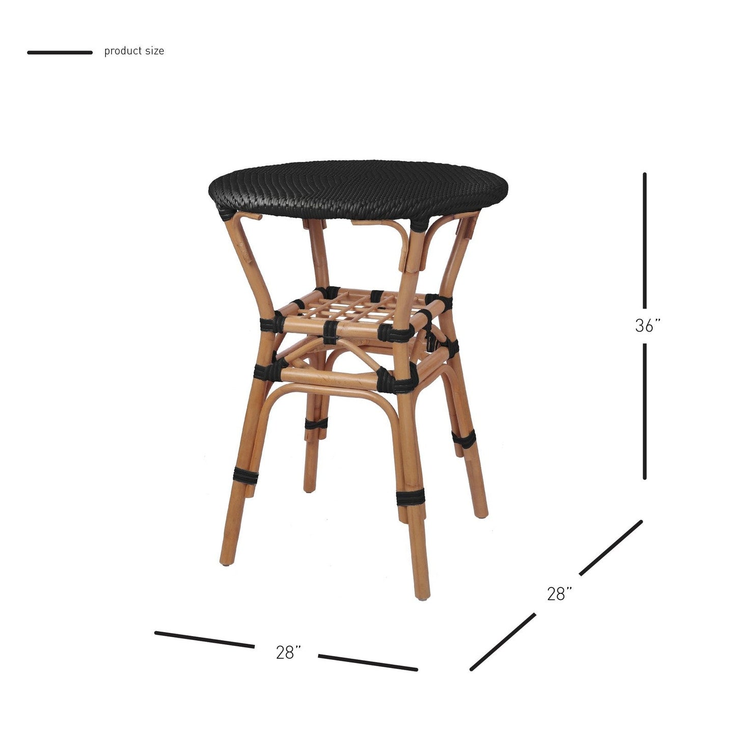 New Pacific Direct Orleans Paris Bistro High Dining Table -  7400059