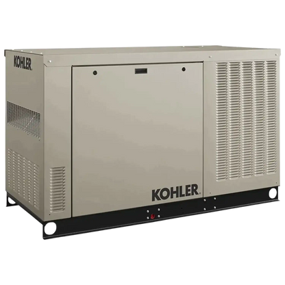 Kohler  30KW 120/240V Single Phase Standby Generator with Block Heater New - 30RCLA-QS50