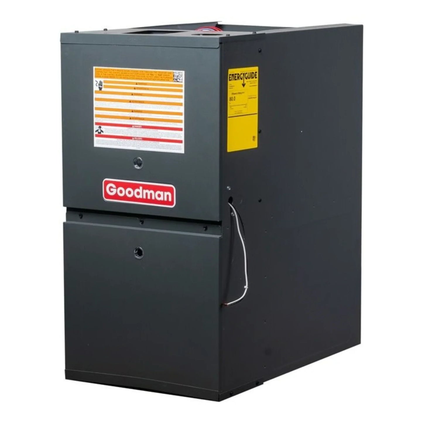 Goodman - 80,000 BTU 80% Gas Furnace - 21" Width - Upflow / Horizontal - Single Stage - 1 - GR9S800804CN15V - R32