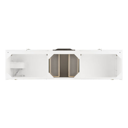 James Martin Vanities Columbia 72" Double Vanity - 388-V72D-AGR-MB-DGG
