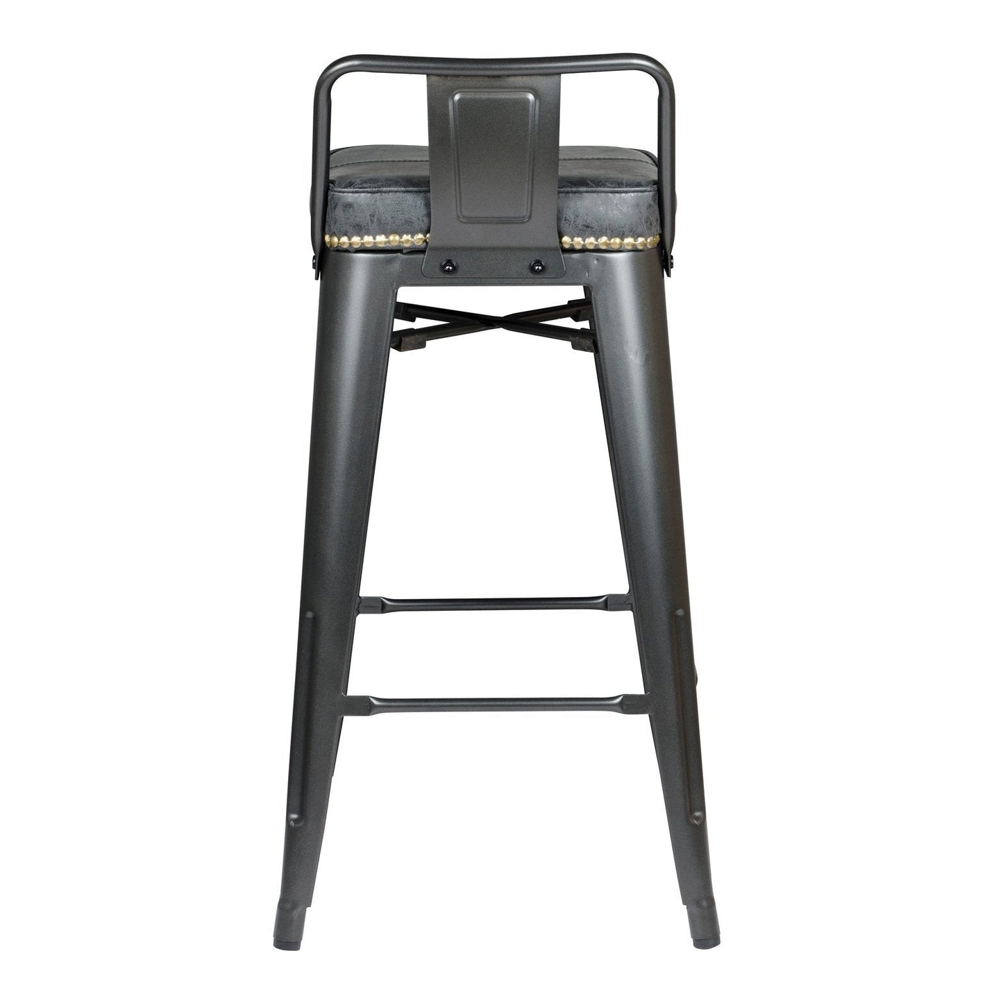 New Pacific Direct Metropolis PU Leather Low Back Counter Stool, (Set of 4) -  9300032-240