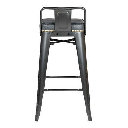 New Pacific Direct Metropolis PU Leather Low Back Counter Stool, (Set of 4) -  9300032-240