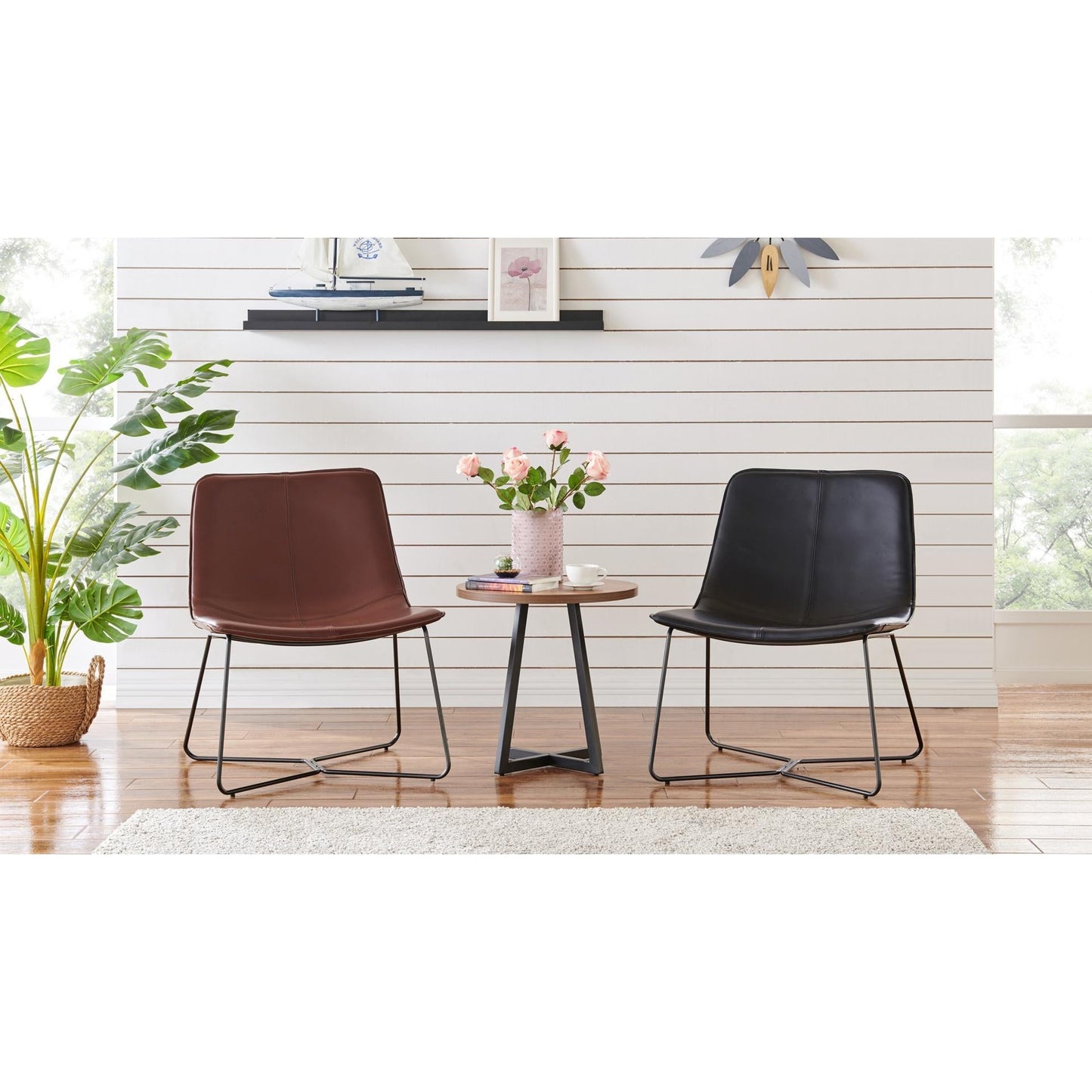 New Pacific Direct Zuma PU Leather Accent Chair  - 9300077-533