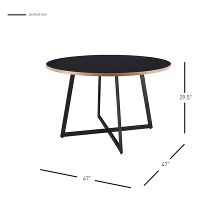 New Pacific Direct Courtdale 47" Round Table -  9300081-547