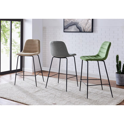 New Pacific Direct Caleb Fabric Counter Stool, (Set of 4) -  9300086-530