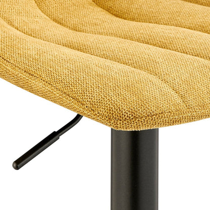 New Pacific Direct Robert Fabric Gaslift Swivel Bar Stool, (Set of 2) 9300147-592 - 9300147-592