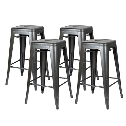New Pacific Direct Metropolis Metal Backless Counter Stool, (Set of 4) -  938626-GM