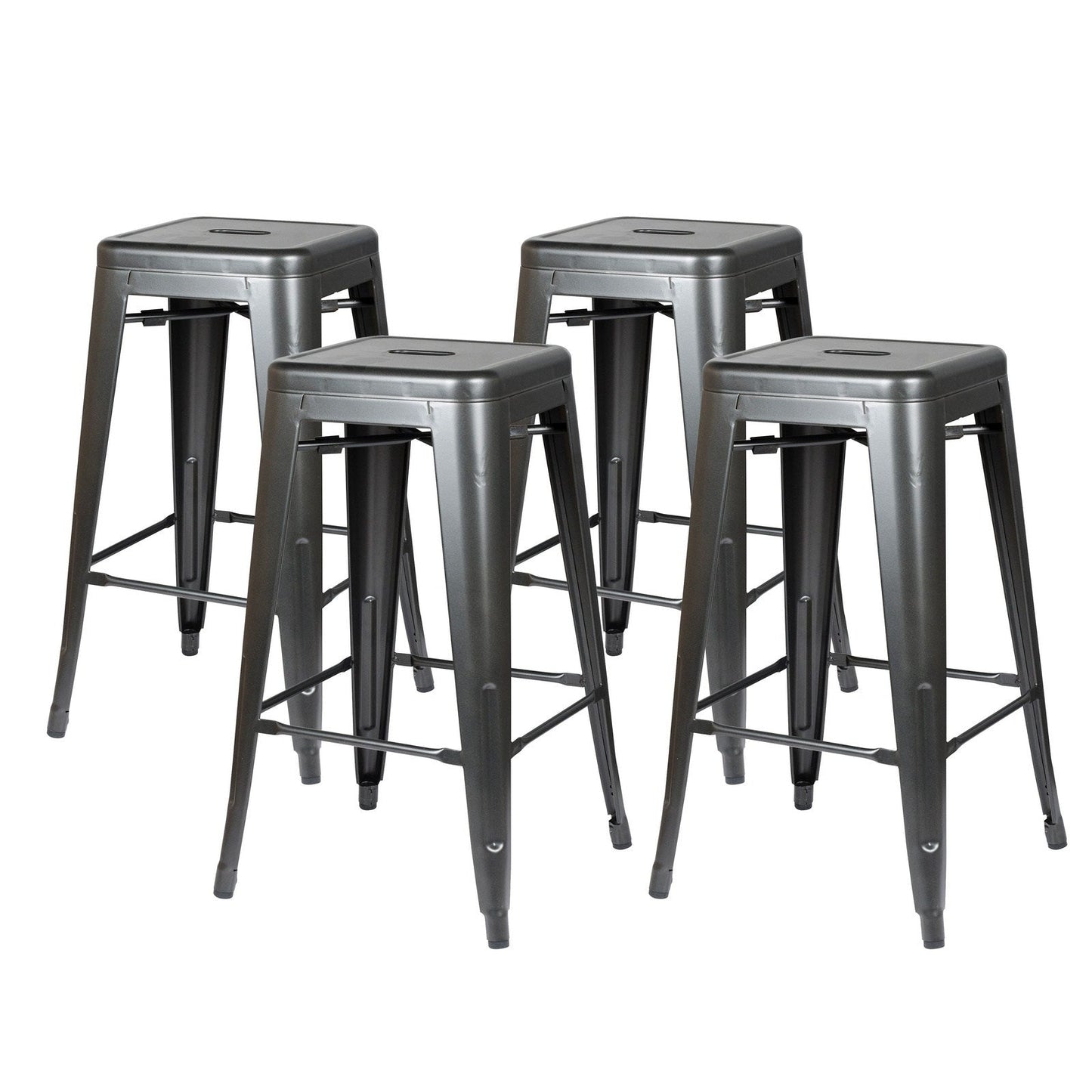 New Pacific Direct Metropolis Metal Backless Counter Stool, (Set of 4) -  938626-GM