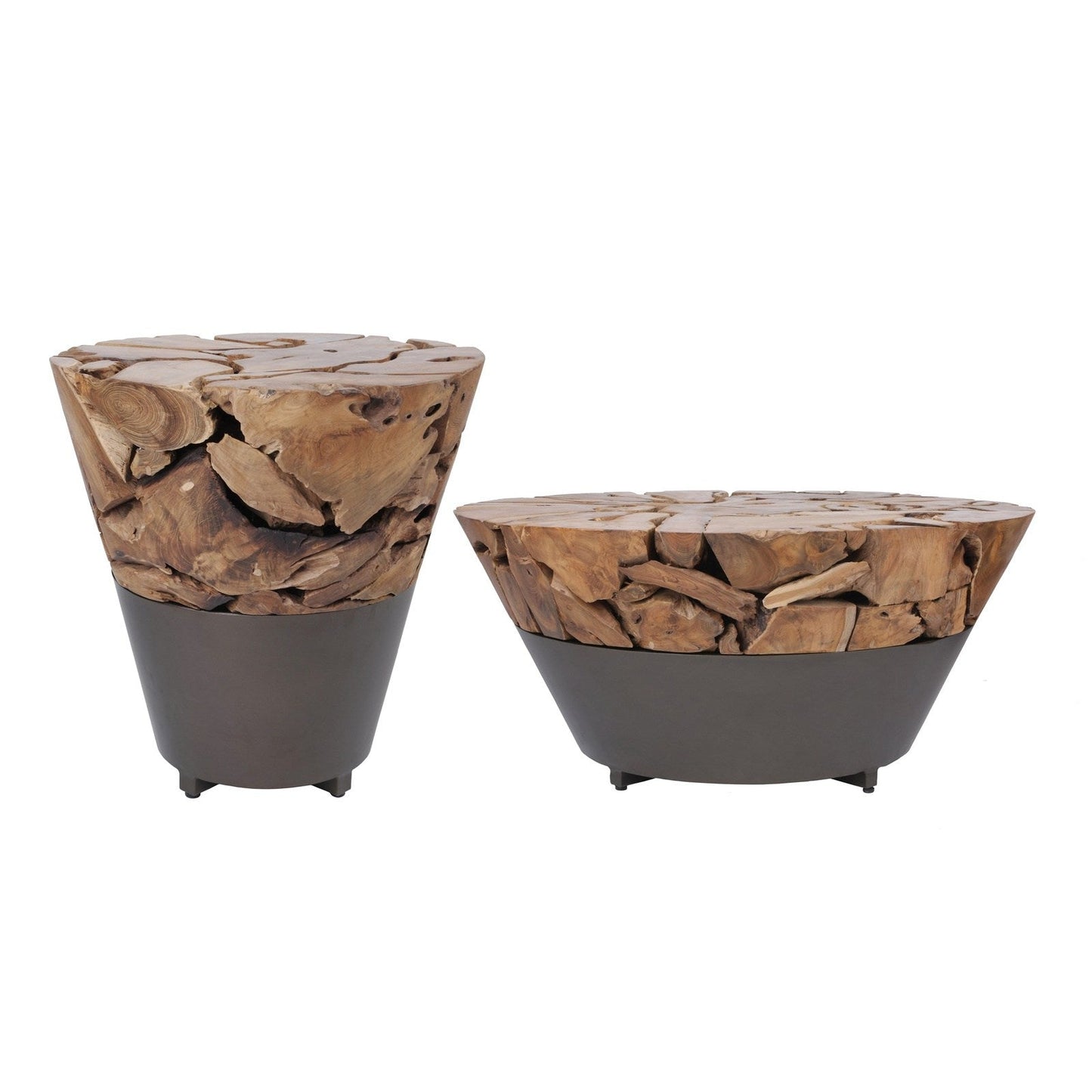 New Pacific Direct Bruno Recycled Teak Root Coffee Table 9600033 - 9600033