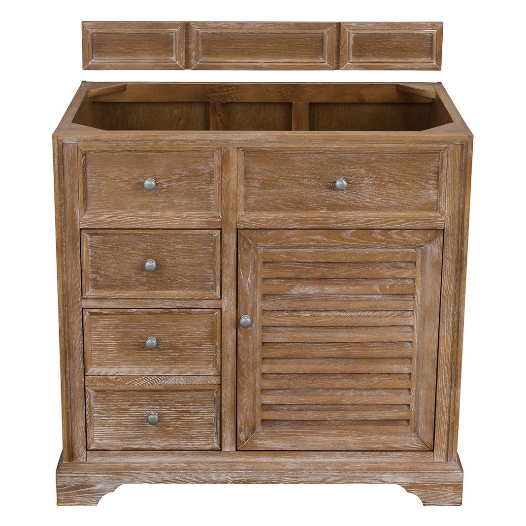 James Martin Vanities Savannah 36" Driftwood Single Vanity - 238-104-5511-3AF