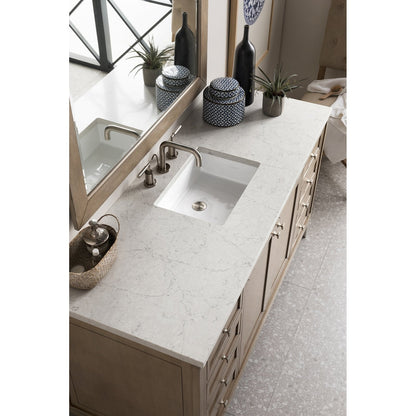 James Martin Vanities Chicago 60" Single Vanity - 305-V60S-WWW-3AF