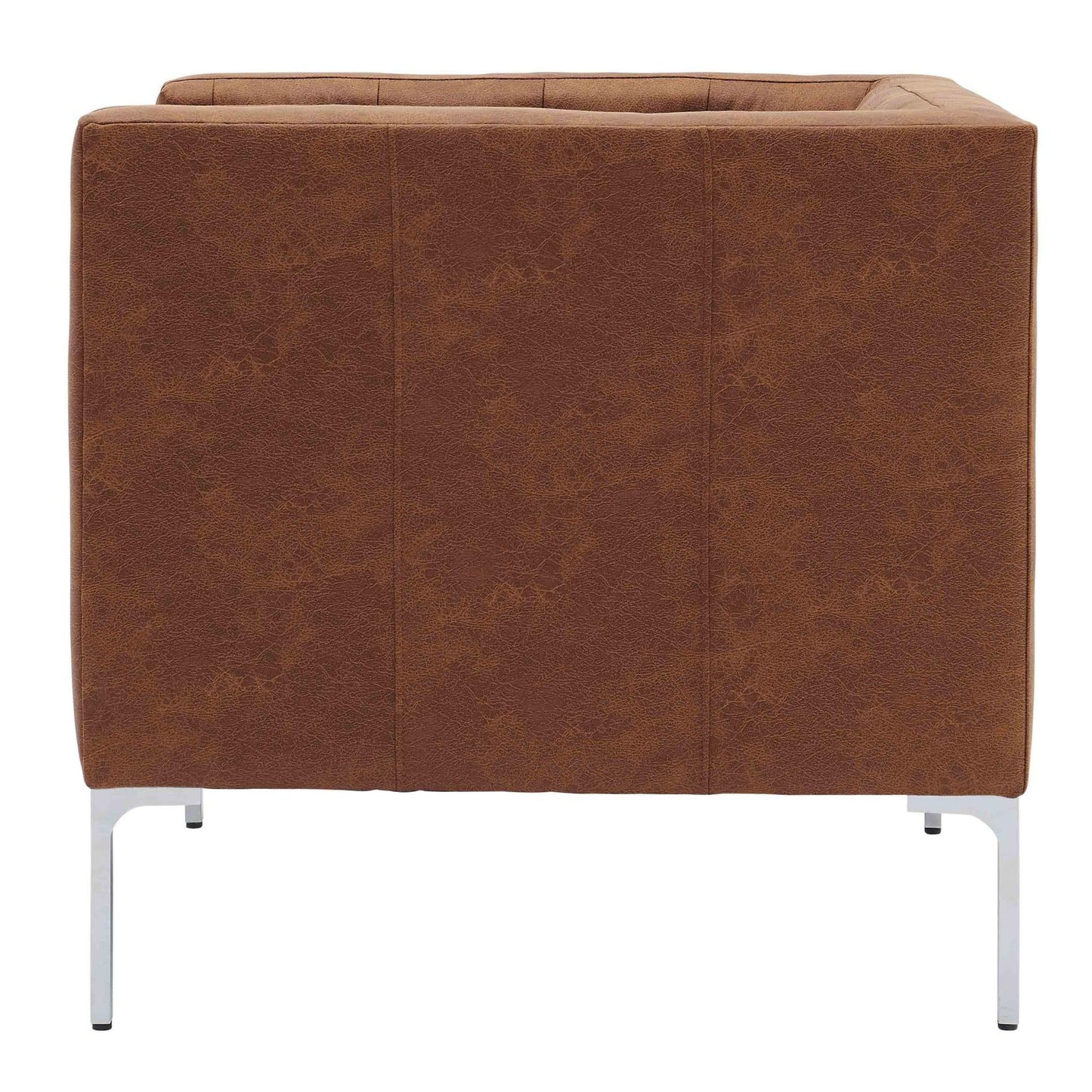 New Pacific Direct Johnson PU Leather Tufted Accent Chair -  9900072-413