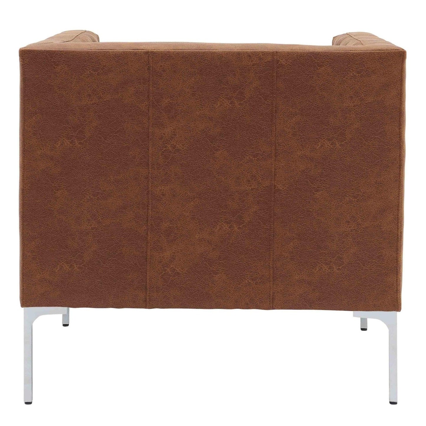 New Pacific Direct Johnson PU Leather Tufted Accent Chair -  9900072-413
