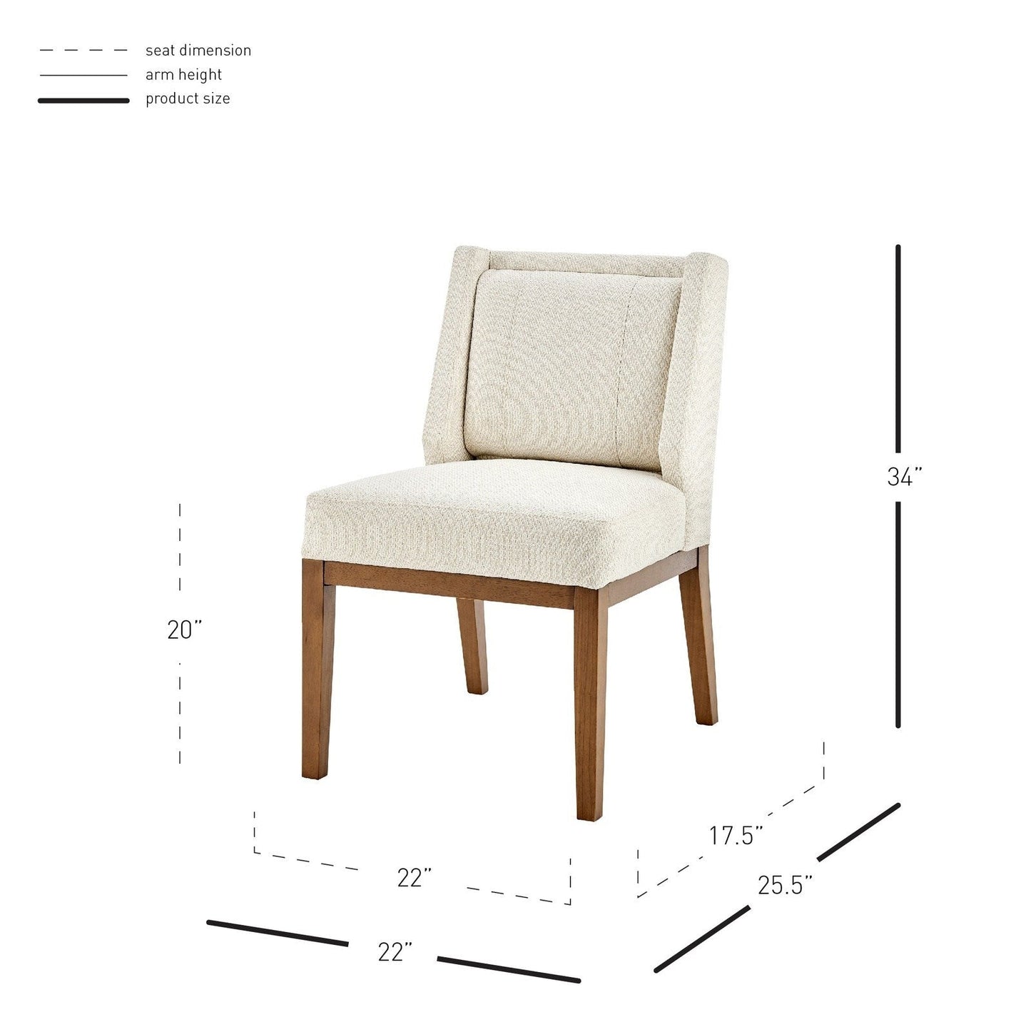 New Pacific Direct Ethan Fabric Dining Side Chair  - 9900079-276