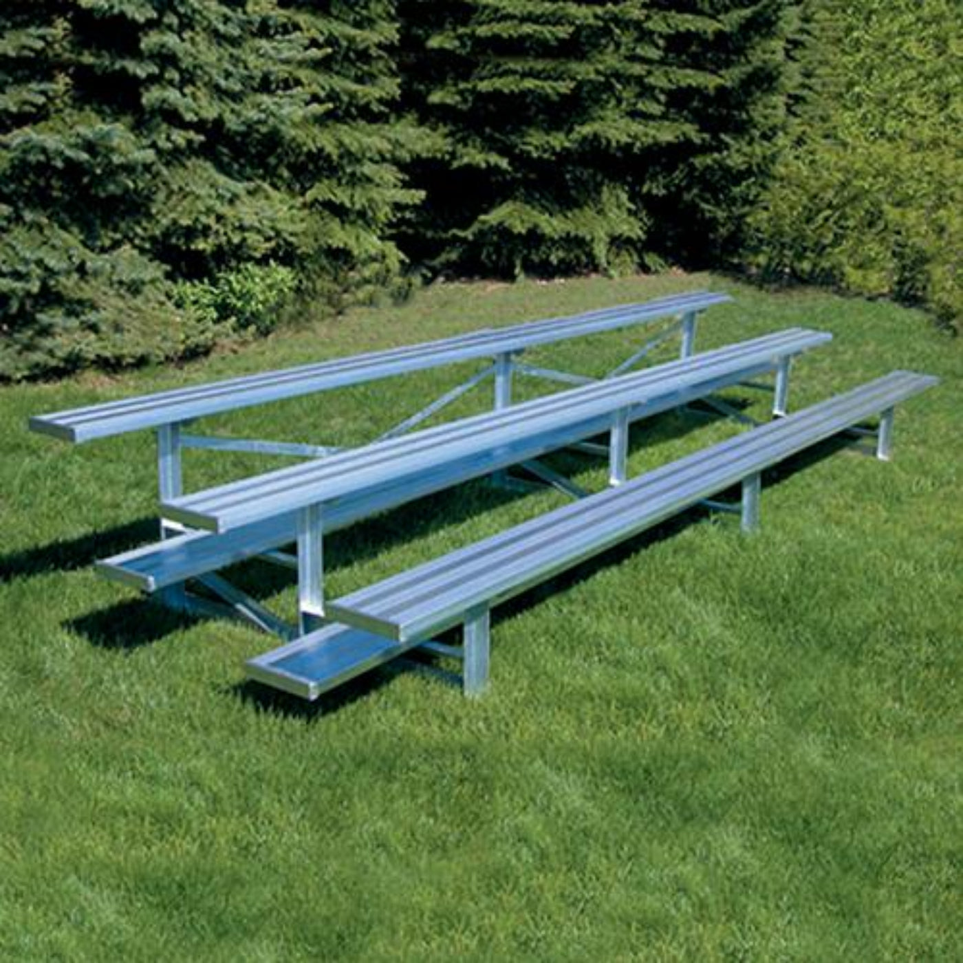 Bleacher 3 Row 21' Outdoor Standard Aluminim - BLCH-321