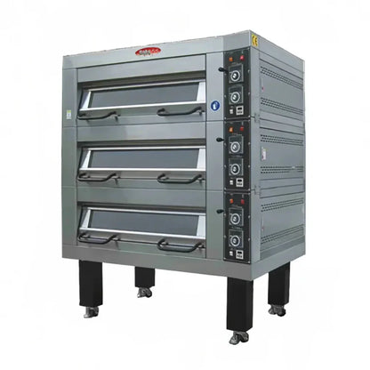 BakeMax 47" One Deck Electric Oven, Accommodates (1) 18" X 26" Pan, 220/60/3 - BMSD001