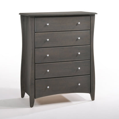Night and Day Furniture Clove 5 Drawer Chest Dresser - CD-CLOF-5A-CH