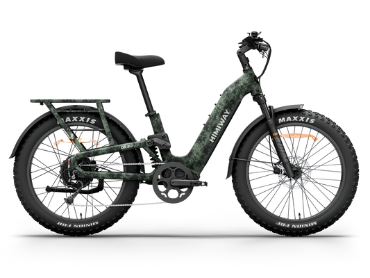 Himiway D5<sup> 2.0</sup> Camo Full Suspension eBike - HMW-D5-ST-CF-US-2.0-BETA